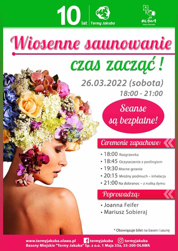 plakat wiosennych ceremonii zapachowych 2022